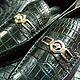 Genuine crocodile leather moccasins, handmade, black color!. Moccasins. SHOES&BAGS. My Livemaster. Фото №5