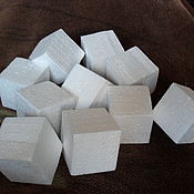 Материалы для творчества handmade. Livemaster - original item 4 cm foam cubes. Handmade.