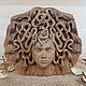Medusa Gorgon panel, statuette made of wood, Figurines, Moscow,  Фото №1