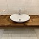 Suspended countertop under the sink (project Ivanovo region, d. Dyakovo). Furniture for baths. uloft. Online shopping on My Livemaster.  Фото №2