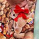 Детское платье-трапеция Медвежата. Американский хлопок. Платье. lapulyshka. Интернет-магазин Ярмарка Мастеров.  Фото №2