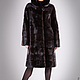 Mink coat, Scanblack in a Transverse Layout. Fur Coats. Muar Furs. My Livemaster. Фото №4