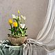 Тюльпаны в вазе силиконовые, Композиции, Энгельс,  Фото №1