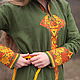 Dress Veleslava Spring. People\\\'s shirts. Fehustyle Northern Gods Magic (slavartel). My Livemaster. Фото №5