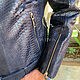 Python leather jacket. Mens outerwear. exotiqpython. My Livemaster. Фото №6
