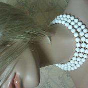 Винтаж handmade. Livemaster - original item Beads LONG necklace, VINTAGE CZECHOSLOVAKIA CZECH GLASS 1960s .. Handmade.