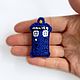 Брошь ТАРДИС / значок Доктор Кто /брошь Doctor Who/ Тардис мини брошка, Сувениры из фильмов, Тула,  Фото №1