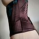 Корсет из нат шелка с вышивкой. Корсеты. Shi Corset (Анна). Ярмарка Мастеров.  Фото №5