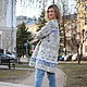  Кафтан "Растения на сером". Рубашки. Елена. Бохо одежда 'Дело вкуса' (elena-delovkusa). Ярмарка Мастеров.  Фото №4