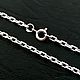 Серебряная цепь Якорь граненый цепочка из серебра 925 цепь 3.3 мм, Цепочка, Симферополь,  Фото №1