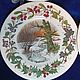 Винтаж: Coalport.Тарелка.Времена года в лесу.Woodlands Seasons. Тарелки винтажные. Антик.Декор.Винтаж. Ярмарка Мастеров.  Фото №13