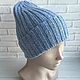 Шапка из 100% шерсти ягнят Camargue Botto Poala Италия. Шапки. Korolek_knitting. Интернет-магазин Ярмарка Мастеров.  Фото №2