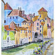  ' The beautiful city of Annecy' watercolor paintings. Pictures. flamemilady. Online shopping on My Livemaster.  Фото №2
