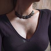 Украшения handmade. Livemaster - original item Bone necklace with symbols. Handmade.