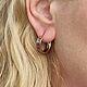Винтаж: Liz Claiborne.Серьги-кольца. AEMarchC. Серьги винтажные. Винтажная Америка. Ярмарка Мастеров.  Фото №6