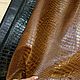 Заказать Натуральная кожа коровы с имитацией крокодила. Дмитрий. Ярмарка Мастеров. . Кожа Фото №3