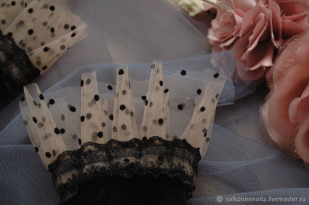 Манжеты \" Бархатный горошек \" – заказать на Ярмарке Мастеров – NNOB4RU ...
