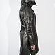 Leather parka with a hood on the insulation. Parkas jacket. Lollypie - Modiste Cat. Online shopping on My Livemaster.  Фото №2