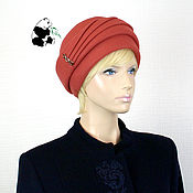 Аксессуары handmade. Livemaster - original item Stylish Women`s Cashmere Bandana Hat. Two colors.. Handmade.