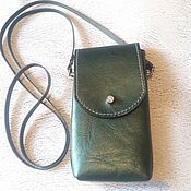 Сумки и аксессуары handmade. Livemaster - original item Green STM1K Phone Bag. Handmade.