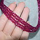 Order beads: Beads red ruby spinel cut. naturalkavni. Livemaster. . Beads2 Фото №3