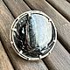 Кольцо крупное с камнем Пирит с Магнетитом в серебре 925. Кольца. Jeweller -Danil. Интернет-магазин Ярмарка Мастеров.  Фото №2