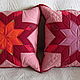 Заказать Подушка лоскутная 40х40см. ЛОСКУТНАЯ МАГИЯ (quiltlara). Ярмарка Мастеров. . Подушки Фото №3