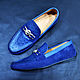 Order Men's moccasins, made of genuine ostrich leather and natural suede. SHOES&BAGS. Livemaster. . Moccasins Фото №3
