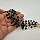 Браслет «Black lily». Браслет из бусин. Olga Kokina_jewelry. Ярмарка Мастеров.  Фото №4