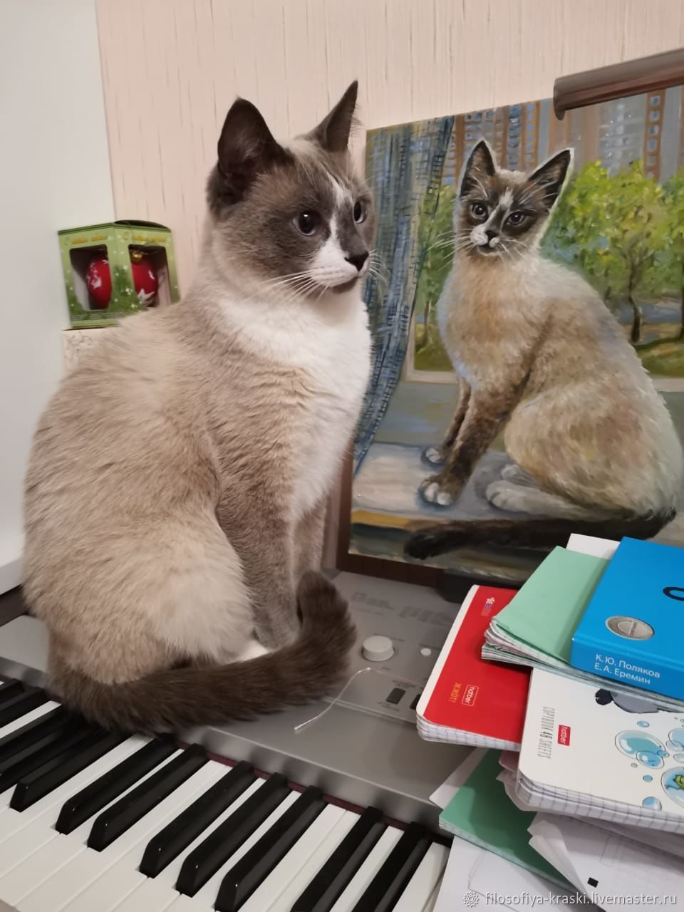 Портрет Вашего котика на заказ! Пишу по фотографии маслом на холсте ...