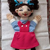Куклы и игрушки handmade. Livemaster - original item Girl glove doll with legs.. Handmade.