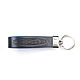 Leather keychain with embossed
