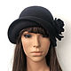 Шляпка женская  валяная Brown. Шляпы. Hats-Шелковое руно ГузелияРослякова. Ярмарка Мастеров.  Фото №7
