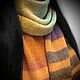Knitted scarf 'Bright autumn'. Scarves. YULYA BLACKBERRY. My Livemaster. Фото №6