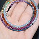 925 Sterling Silver Unique Rainbow Beads Working with chakras. Beads2. naturalkavni. My Livemaster. Фото №4