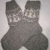 Аксессуары handmade. Livemaster - original item Knitted Socks Mountain Tops. Handmade.
