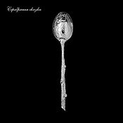 Посуда handmade. Livemaster - original item Silver tea spoon BEAR. Handmade.