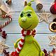 Вязаная игрушка Гринч. Новогодние сувениры. Emmas_knitties. Интернет-магазин Ярмарка Мастеров.  Фото №2