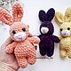 Милый зефирный зайка. Мягкие игрушки. Творческая мастерская НатальиЗотовой. Интернет-магазин Ярмарка Мастеров.  Фото №2