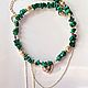 Колье “Malachite”, Колье, Москва,  Фото №1