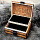 Order Malachite box. Russian souvenirs (beresta-ural). Livemaster. . Mini Dressers Фото №3