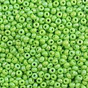 Материалы для творчества handmade. Livemaster - original item 10 grams of 10/0 seed Beads, Czech Preciosa 54230 Premium green radue. Handmade.