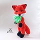 Soft toy Fox plush crocheted Fox, Stuffed Toys, Volokolamsk,  Фото №1