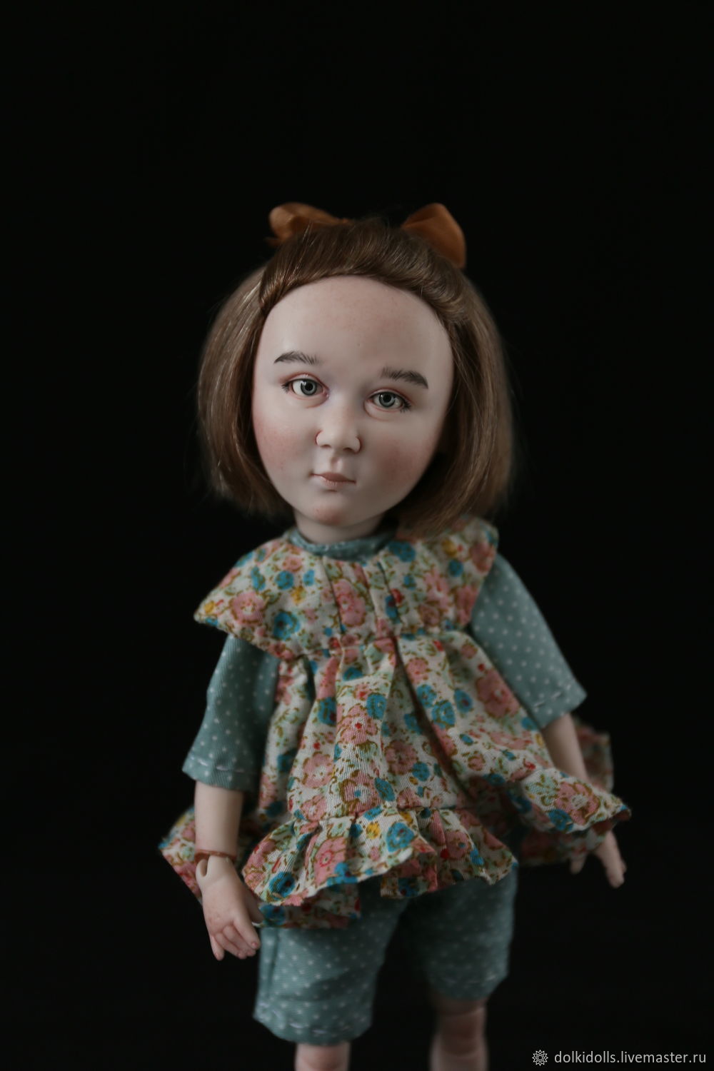  фарфоровая кукла ручной работы, коллекционная кукла, Шарнирная кукла, Дзержинский,  Фото №1