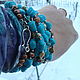 Beads Turquoise - tinted howlite, pearls, beads. Necklace. Jewerly Perls Shop Azazu-ru. Online shopping on My Livemaster.  Фото №2