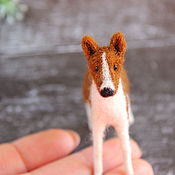 Куклы и игрушки handmade. Livemaster - original item Basenji. Miniature sculpture. Handmade.