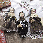 Интерьерная кукла: Куколки в винтажном морском стиле