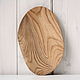Thin wooden ash dish. Color 'walnut', Utensils, Moscow,  Фото №1