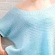 Топ из хлопка женский мятного цвета нежный мягкий. Топы. AccessoriesWool мягко и комфортно. Ярмарка Мастеров.  Фото №9