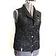 Felted office vest. Vests. silk wool. My Livemaster. Фото №6
